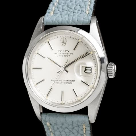 rolex 1600 datejust silver dial 30